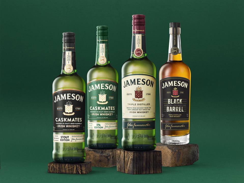 Some of the better selling Jameson Irish whisky expressions