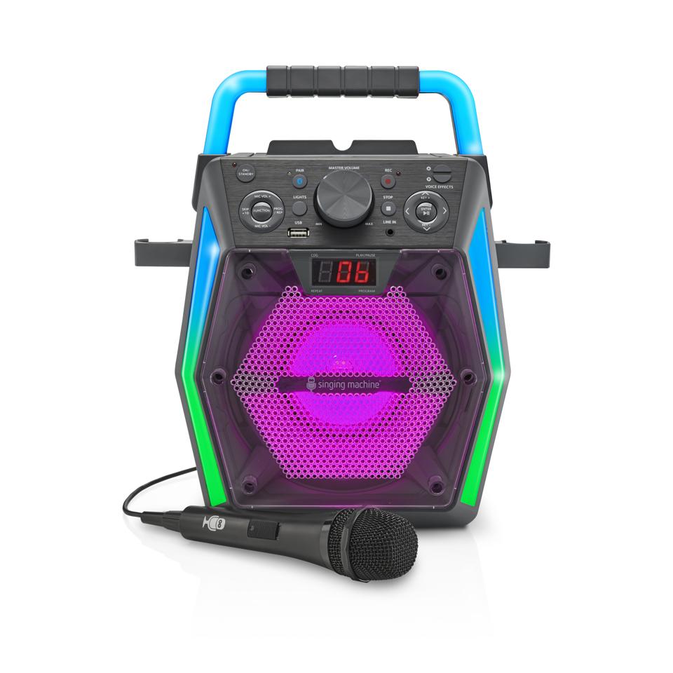 Singing Machine Glow, Bluetooth CDG Karaoke Machine