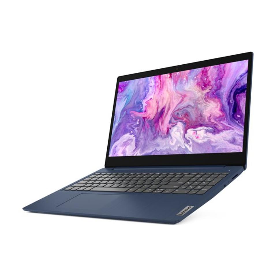 Lenovo IdeaPad 3 15″ Laptop with purple screen display