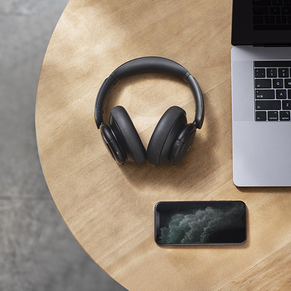 soundcore headphones q30 wireless noise canceling stunningly value money laptop noisy traveling whether working office re