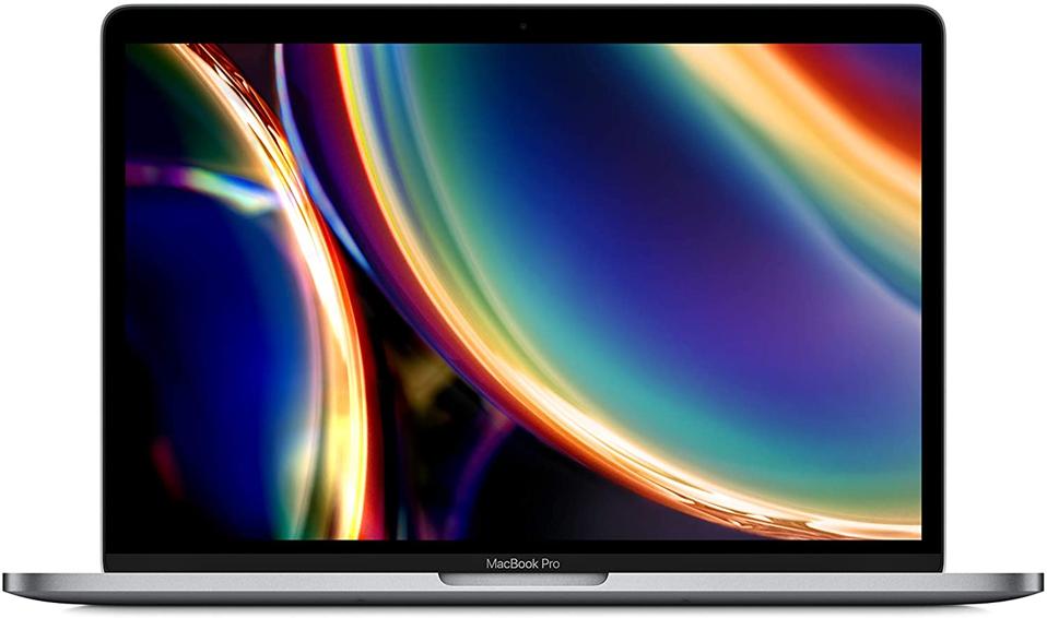 Latest Apple MacBook Pro 13-inch laptop with colorful wallpaper