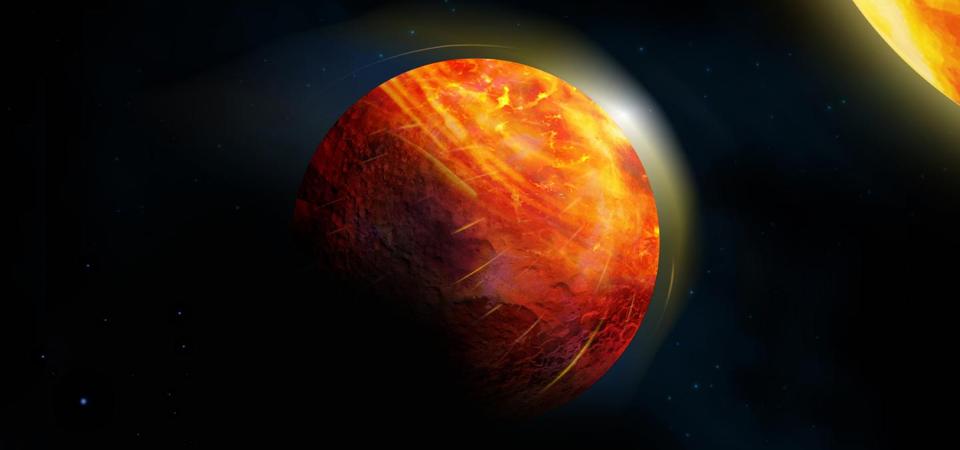 K2-141b, an Earth-size exoplanet with a surface, ocean and atmosphere all made from rock.