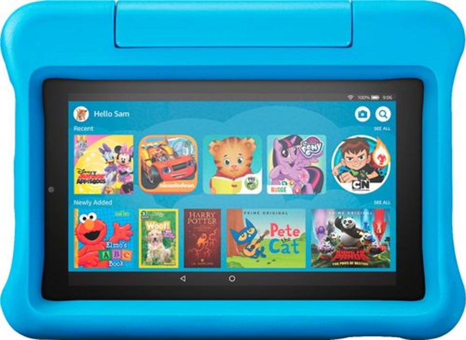 Amazon - Fire 7 Kids Edition 2019 release - 7″ - Tablet - 16GB - Blue