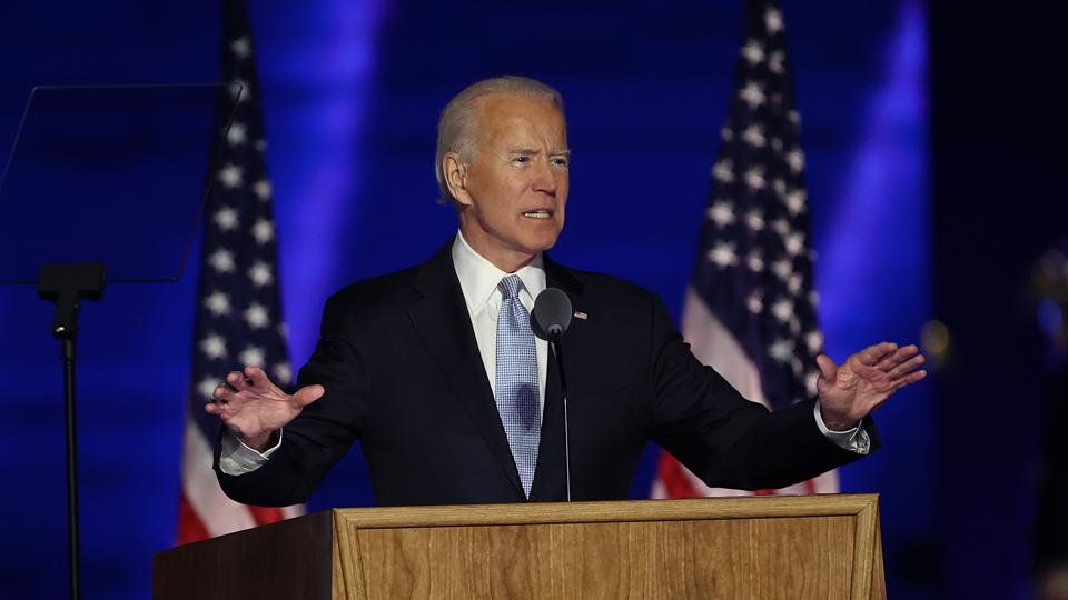 President-Elect Joe Biden Addresses The Nation After Election Win