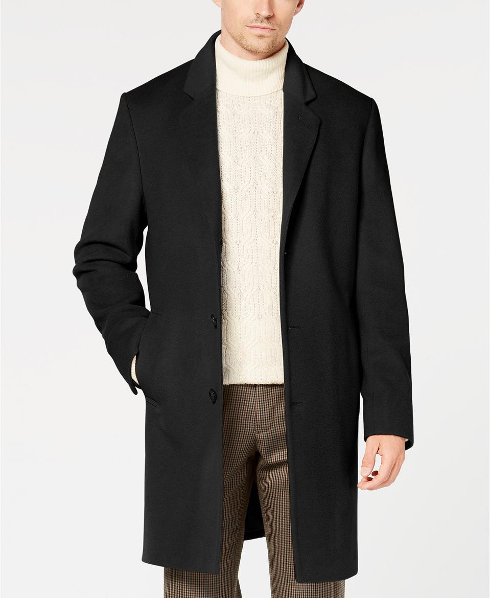 michael kors slim fit top coat
