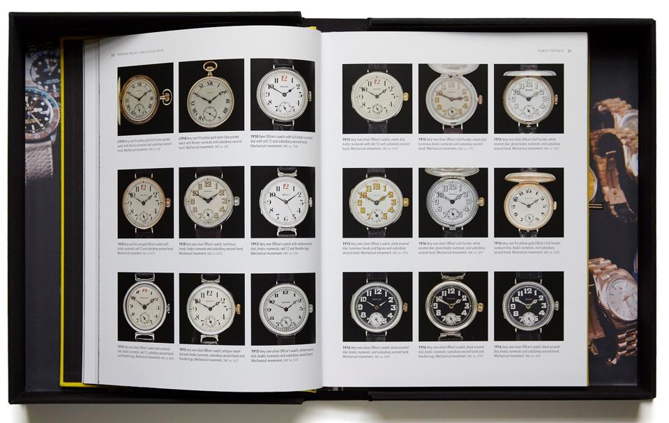The earliest Rolexes that appear in the book date from 1910 to 1916