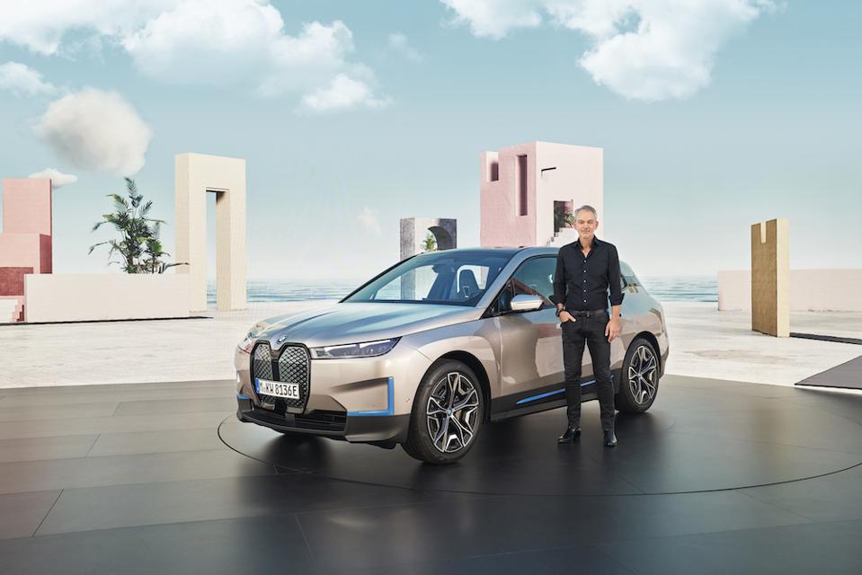 BMW Group head of design Adrian van Hooydonk and the iX
