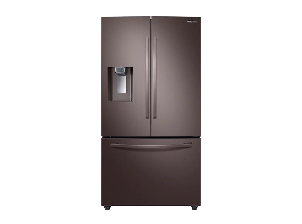 23 cu. ft. Counter Depth 3-Door French Door Refrigerator with CoolSelect Pantry™ in Tuscan Stainless Steel Refrigerator - RF23R6201DT/AA