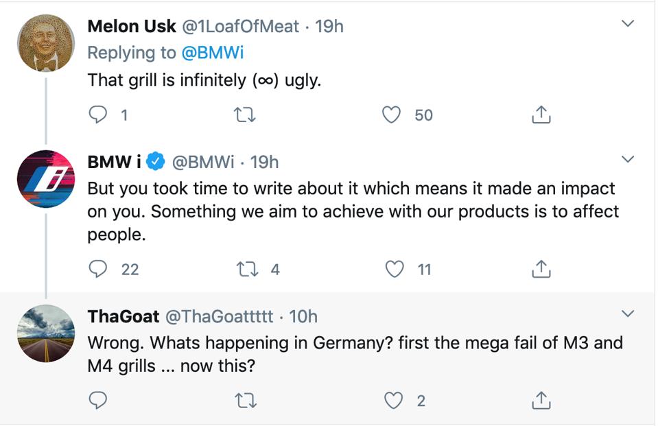 The under-fire BMW social media team has been testy with its iX defense.