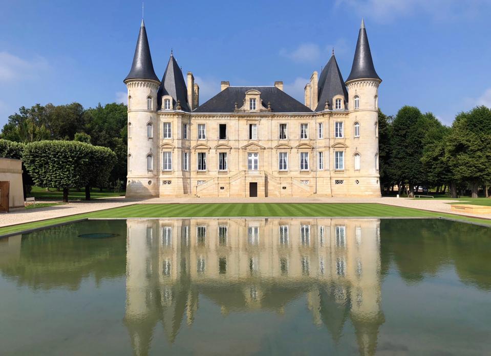 Pichon Baron Castle in Bordeaux, France