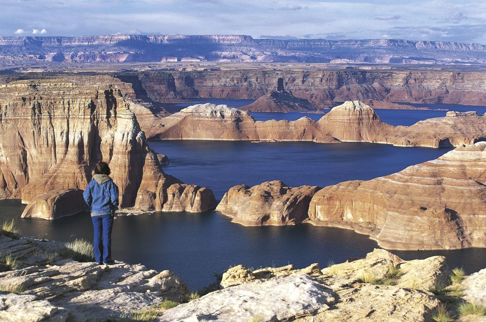 View of Lake Powell from Romana Mesa, Utah