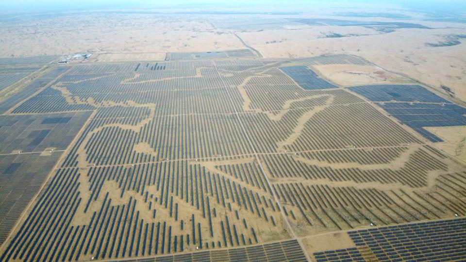 Photovoltaic Power Station In Ordos