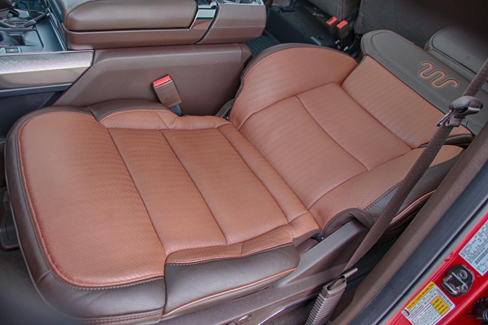 2021 Ford F-150 max recline front seats