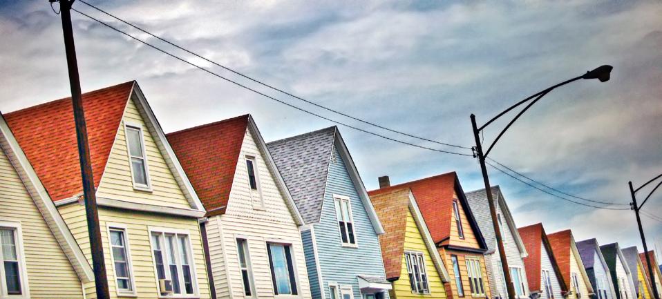 San Francisco Style Row Houses in Chicago