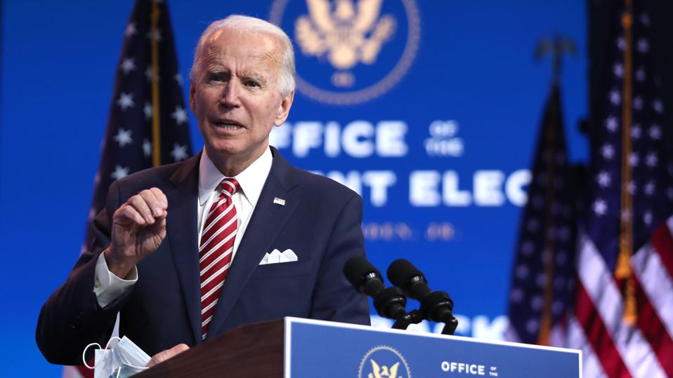 President-Elect Joe Biden Makes Address On Nation's Economy