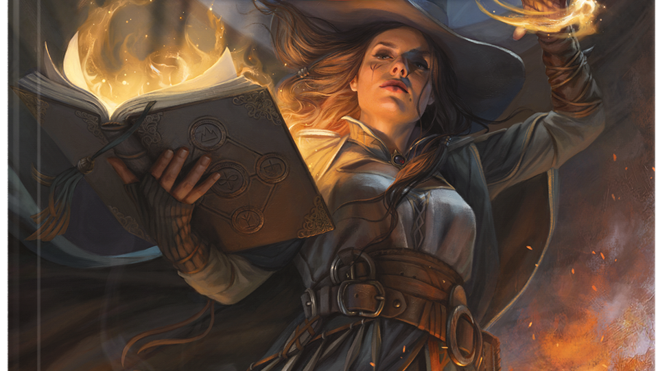 Tasha casting a spell