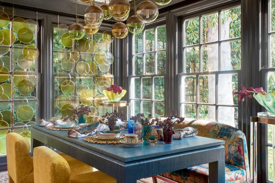 Dining space in showcase home by Jeanne Khoe Chung