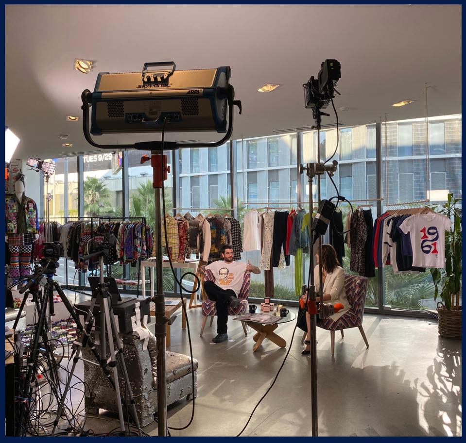 Fred Segal LIVE takes place in the store and is livestreamed to consumers.