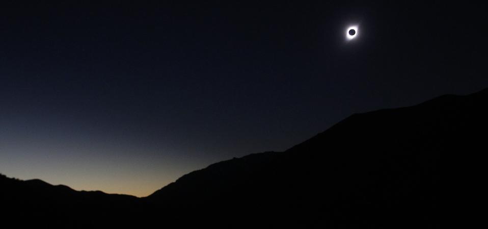 A total solar eclipse on July 2, 2019 in Paiguano, Chile.