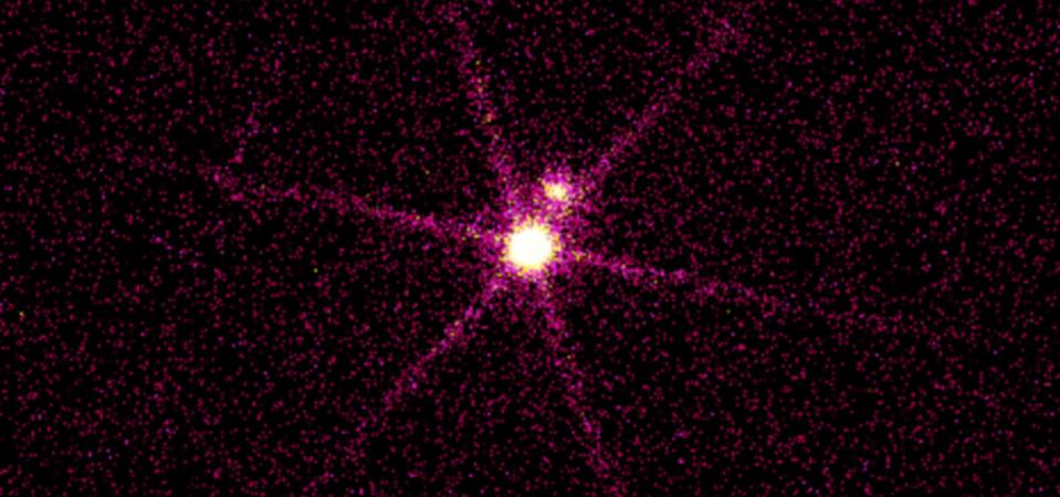 This X-ray image from the Chandra Observatory shows Sirius B, a small companion star to Sirius A.