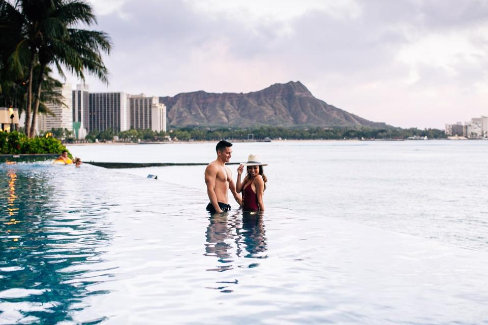 Piscine Sheraton Waikiki Hawaii