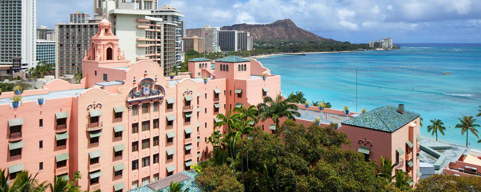 Hôtel Royal Hawaiian Oahu Hawaii gratuit