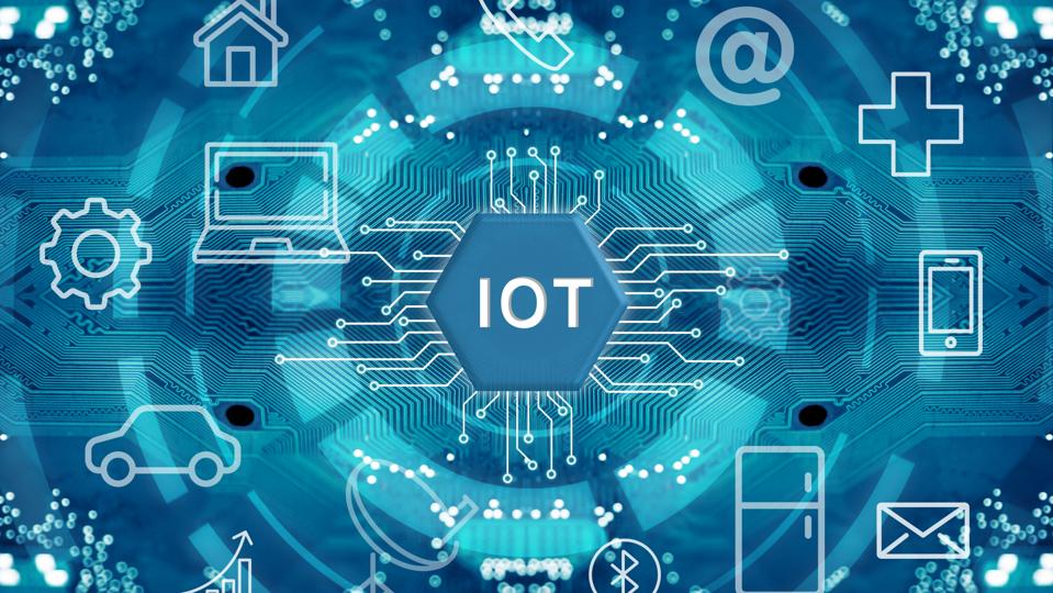 Internet of things, wireless communication network, abstract image visual.