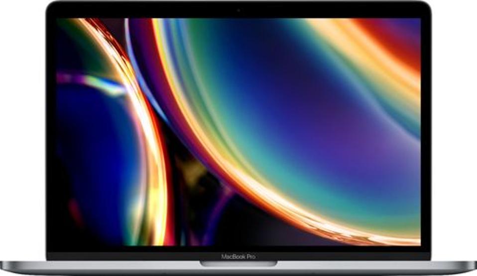 Apple MacBook Pro 13-inch with colorful wallpaper