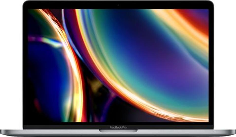Apple MacBook Pro 13-inch with colorful wallpaper