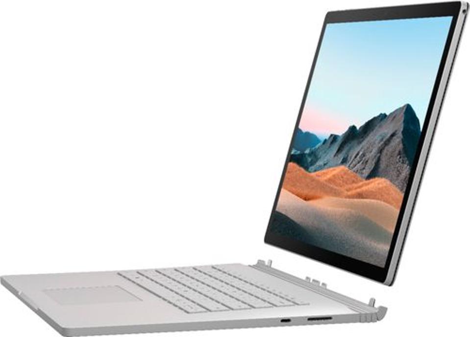 Microsoft Surface Book 3 2-in-1 laptop in tablet mode (keyboard detached)