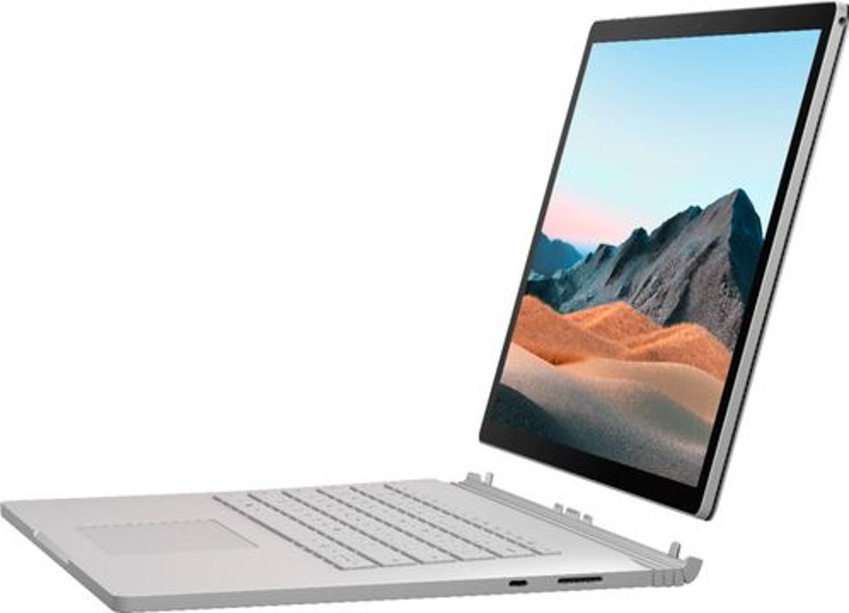 Microsoft Surface Book 3 2-in-1 laptop in tablet mode (keyboard detached)