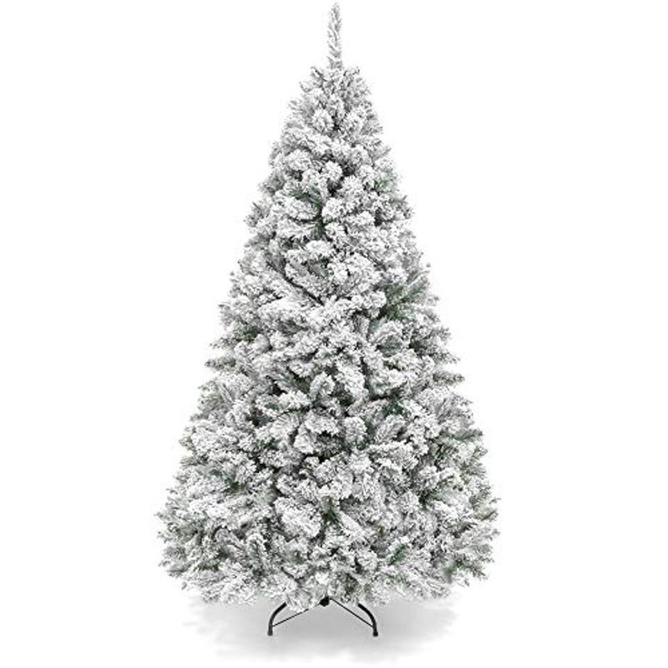 18 Of The Best Artificial Christmas Trees You Can Get Online Right Now Top Rated Flocked Christmas Tree