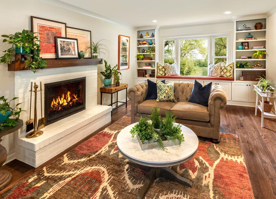 Window seat with nature view