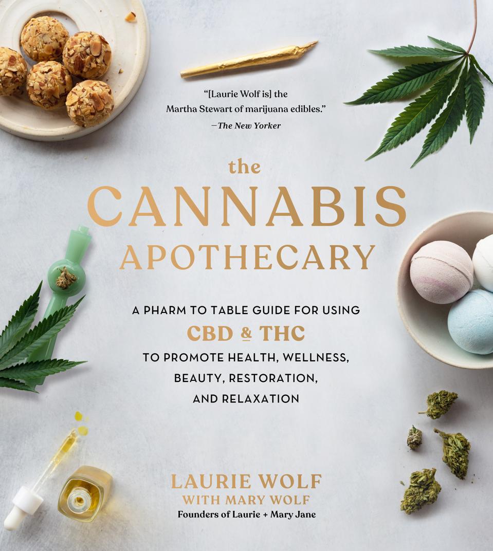 The cover of Cannabis Apothecary by Laurie and Mary Wolf.