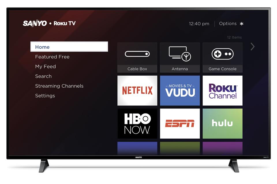 Sanyo 65″ Class 4K Ultra HD (2160p) HDR Roku Smart TV