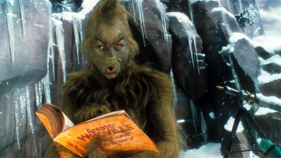 Jim Carrey In 'How The Grinch Stole Christmas'