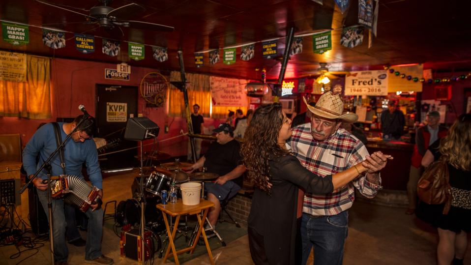 Cajun dancing in Fred's Lounge