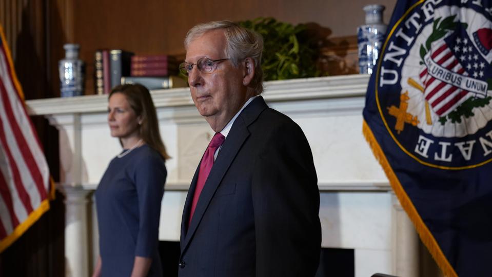 Senators Meet With Supreme Court Nominee Amy Coney Barrett
