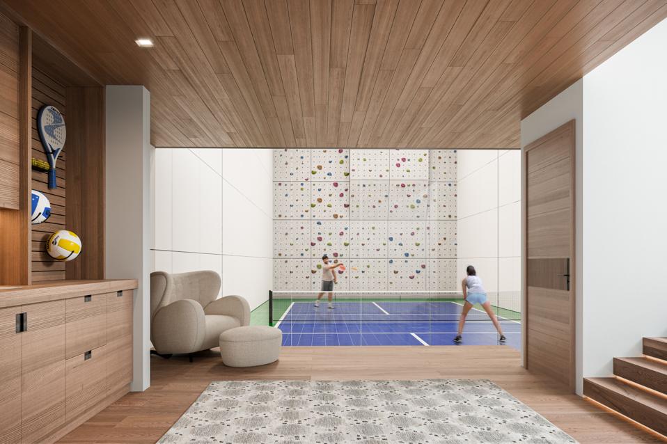 Home exercise room