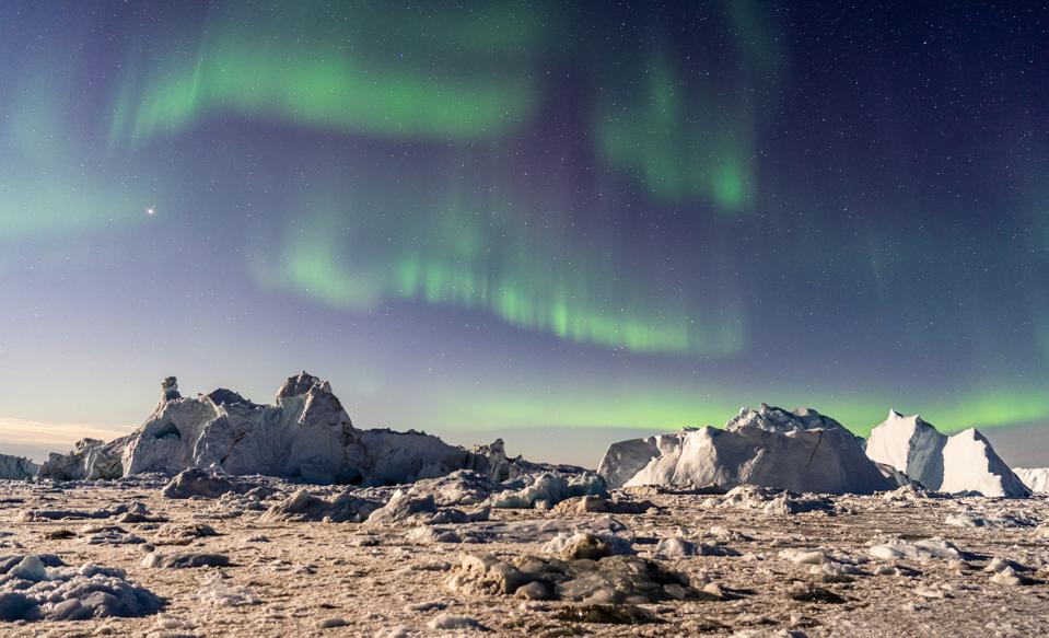 Icebergs in Greenland