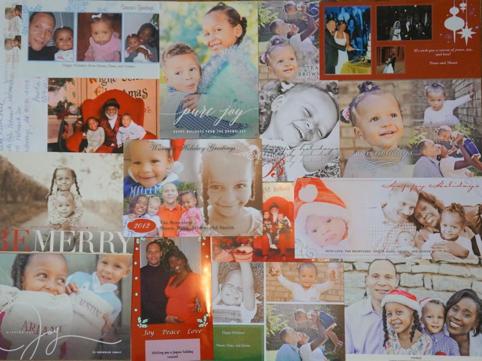 Holiday card collage