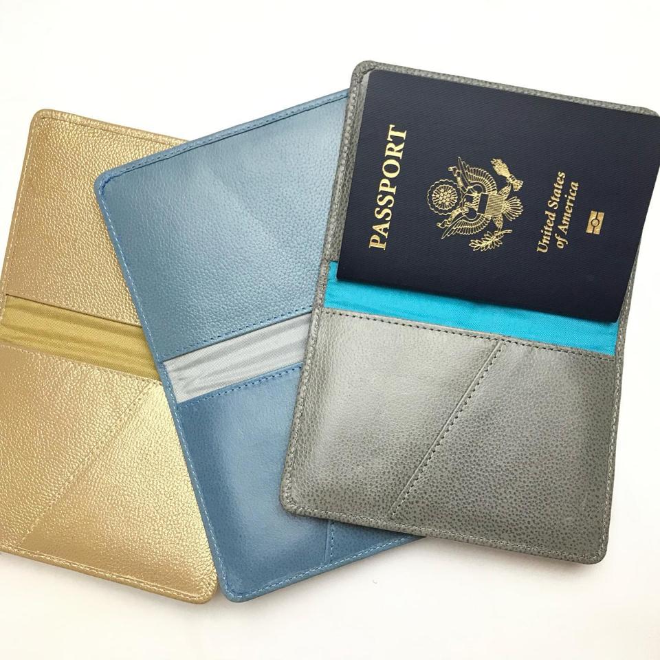 Leather Passport Covers, P. Sherrod & Co.