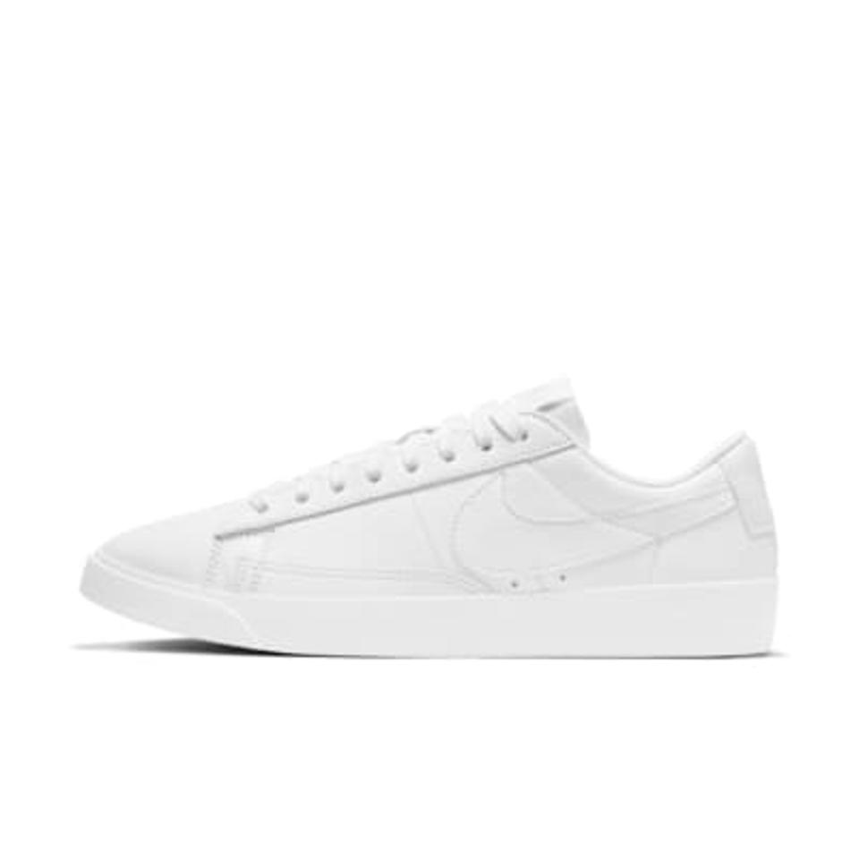 Nike blazer sneaker in all white.