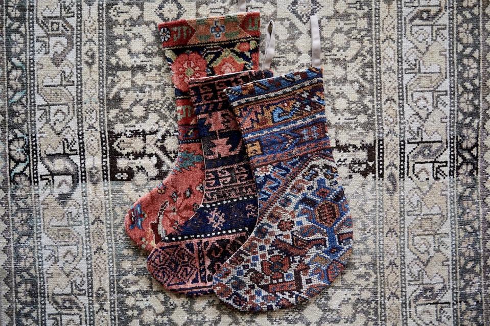 District Loom Stockings made from Persian rugs