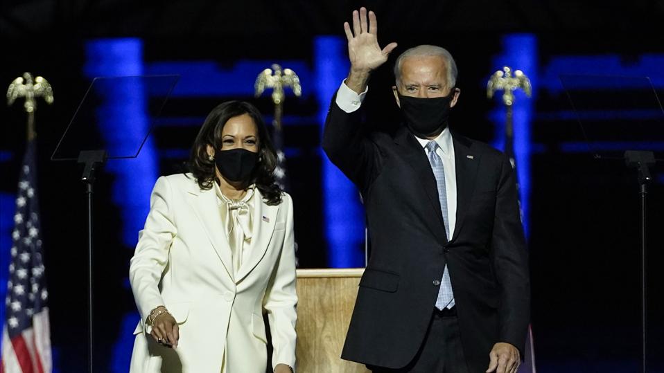 President-Elect Joe Biden And Vice President-Elect Kamala Harris Address The Nation After Election Win