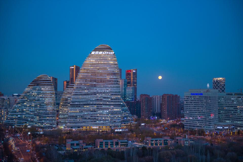 Eclipse lunar penumbral na China