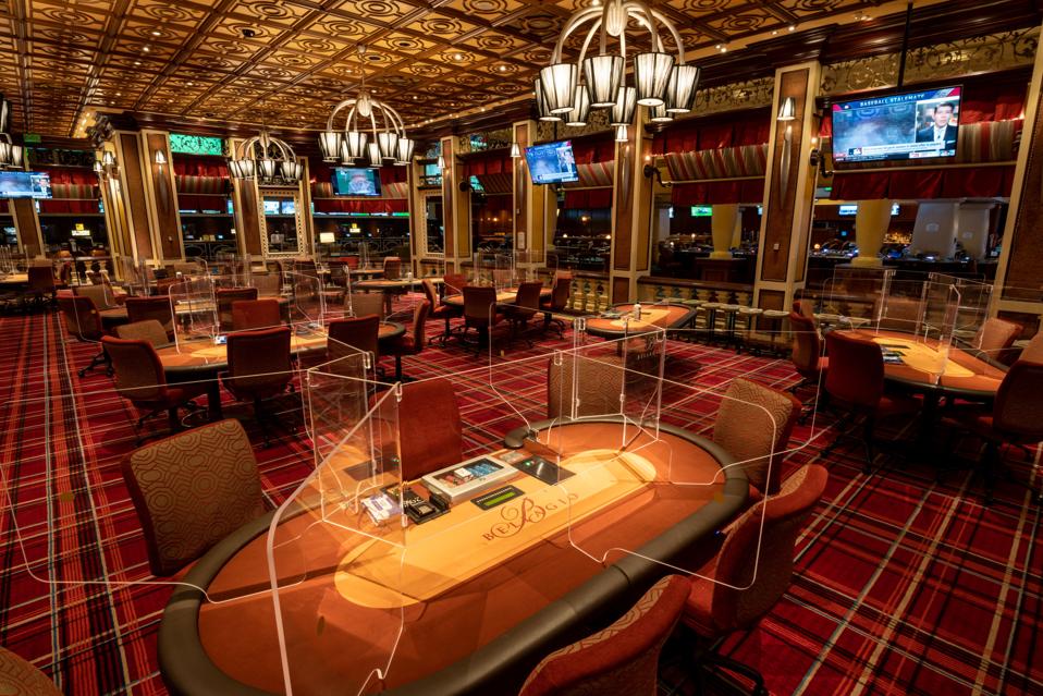 Poker room at the Bellagio