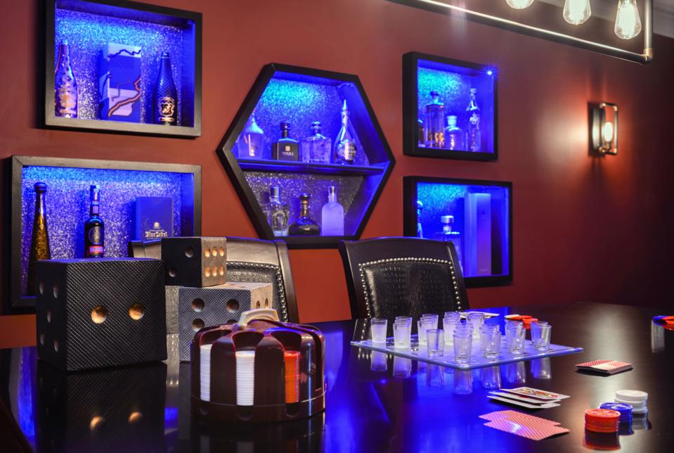 Residential poker room