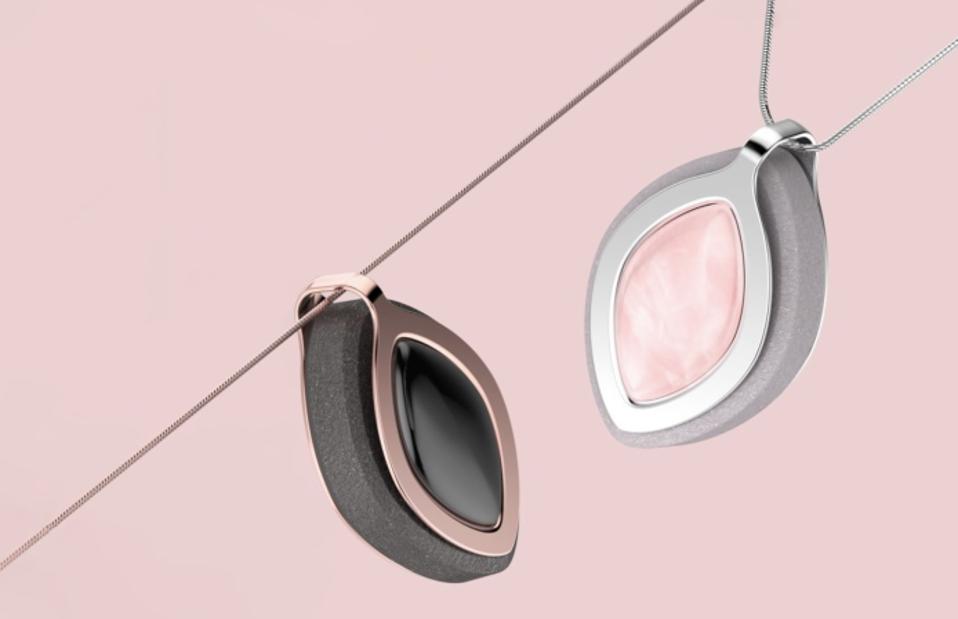 The Bellabeat Leaf wellness tracker for women.