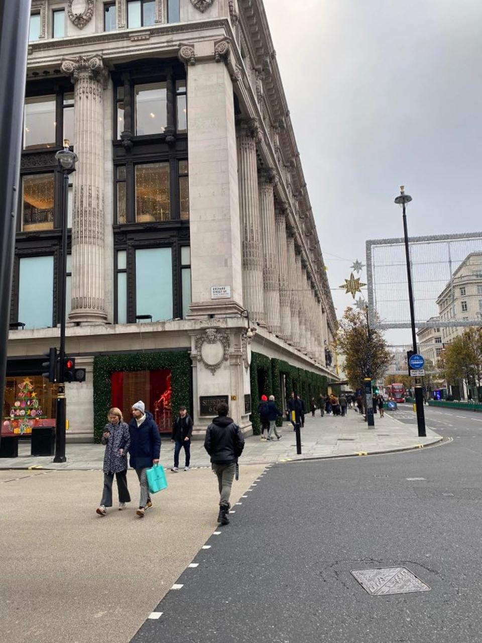 Selfridges Restarts Its Holiday Season As Retail Returns To London